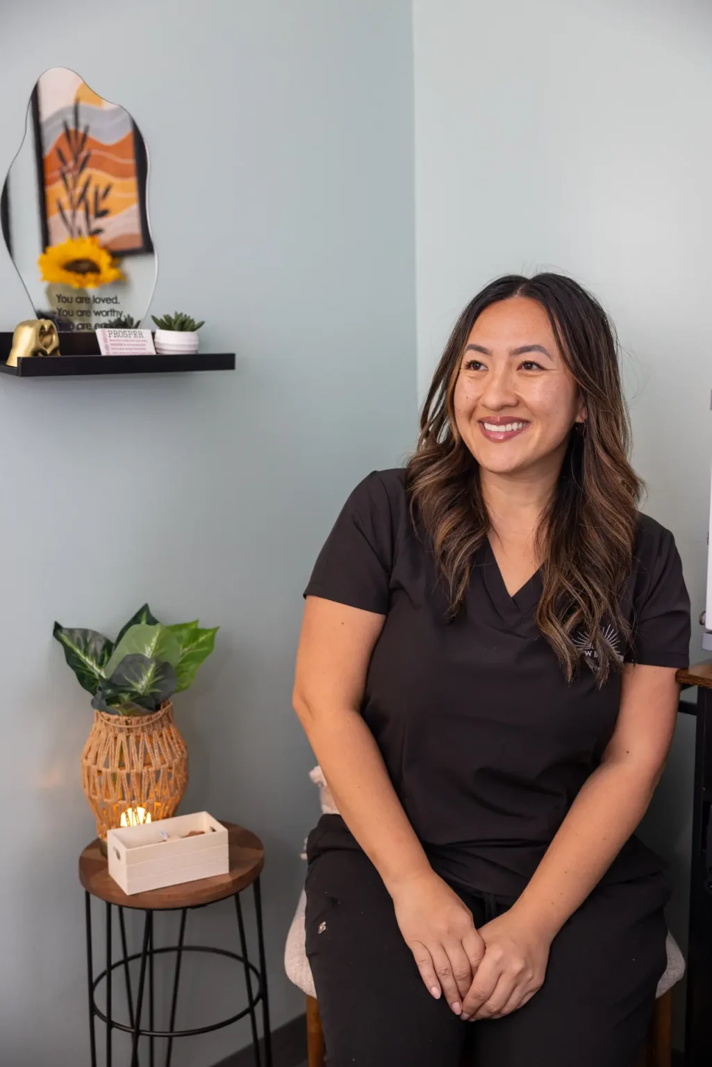Portrait of Pachee Rivera, licensed massage therapist in Concord, NC
