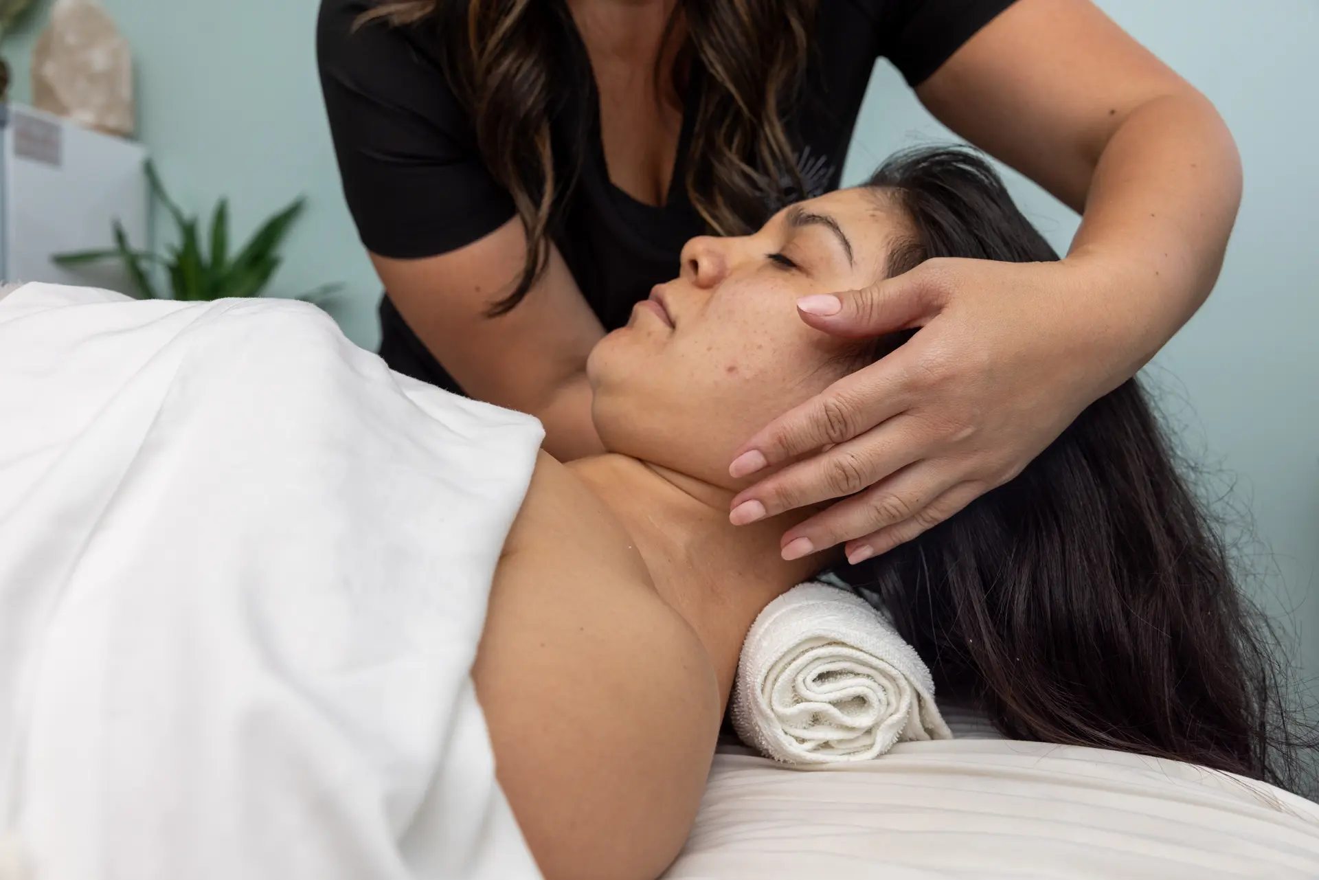 Gentle jaw and facial muscle work
